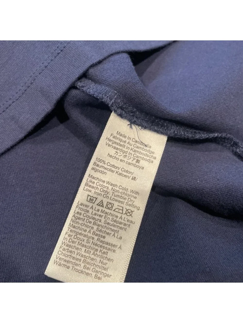 J.Crew Sueded Polo Shirt Sz M Slim Fit Navy Cotton Jersey Minimalist Preppy